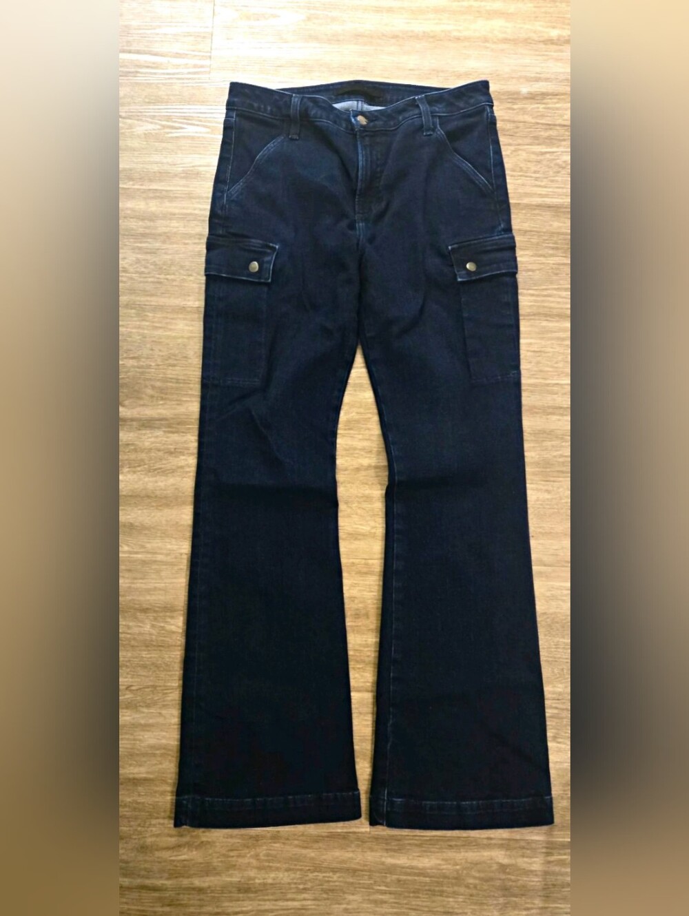 Joe's Jeans Women's Frank Blue Denim Cargo Style Jeans